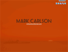 Tablet Screenshot of markcarlson.com